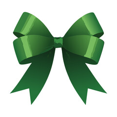 Deep Forest Green Ribbon Bow