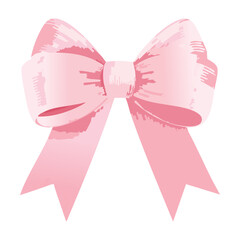 Sweet Pink Gift Ribbon Bow