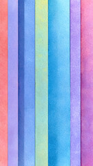 Vibrant pastel stripes create a cheerful, modern abstract background