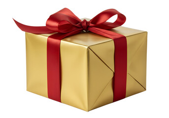 Fototapeta premium gift box isolated on white background