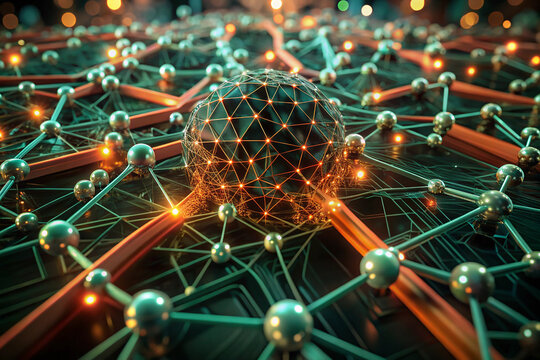 futuristic digital landscape representing big data, AI, and cloud technology &mdash; where intelligence, innovation, and information converge