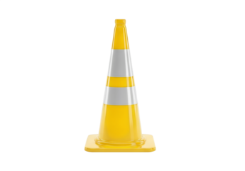 traffic cone isolated on transparent background png 