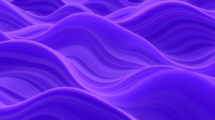 3D Optical Illusion: Lavender Purple Waves with Soft Color Gradient