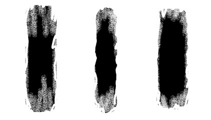 A set of Subtle black brush texture, clean cut out, great for branding, web design, and grunge-inspired visuals.
