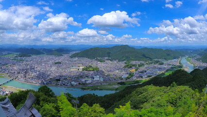 岐阜城からの長良川1