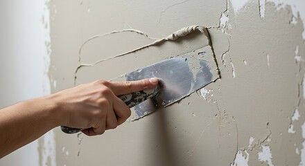 Smoothing Wall Plaster with Trowel: Home Renovation