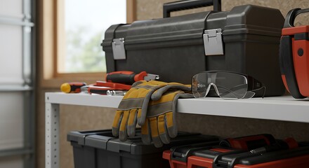 Workshop Essentials: Toolbox, Gloves, and Safety Gear
