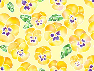 パンジーの背景　C-8