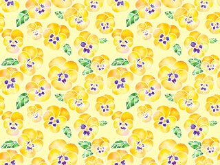 パンジーの背景　C-8'