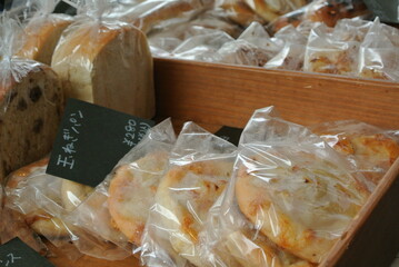 homemade bread in bakery