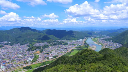 岐阜城からの美濃市関市方向1