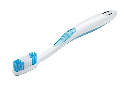 toothbrush with toothpaste isolated