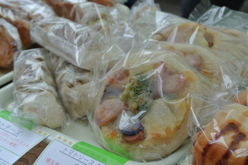 homemade bread in bakery