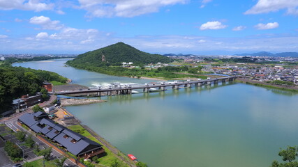 犬山城からのライン大橋方向3