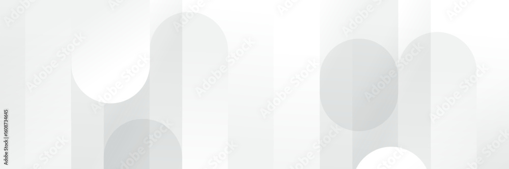 Wall mural white abstract background featuring a modern, minimalist design with subtle geometric shapes and sof