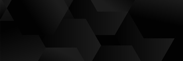 abstract dark background featuring a soft black gradient and geometric shapes.