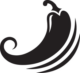 vector illustration of a chili pepper