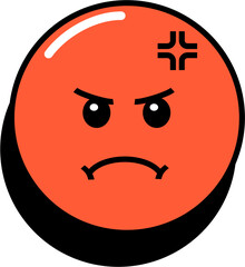 angry face icon