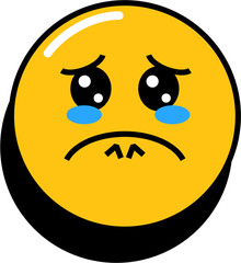 crying face icon