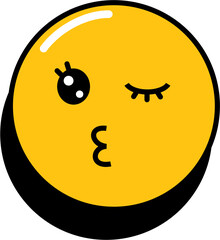 wink face