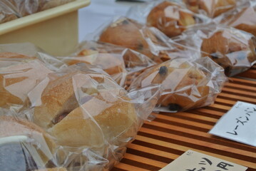 homemade bread in bakery