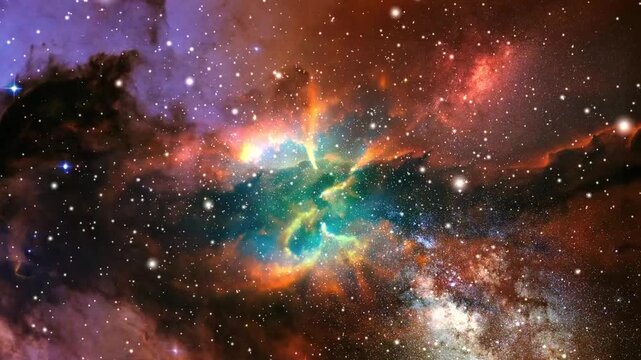 space galaxy background. nebula and stars