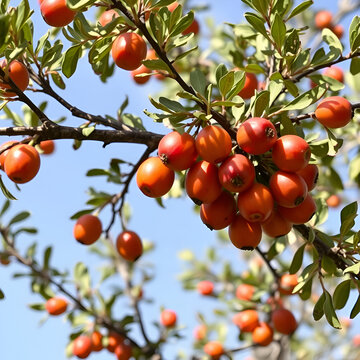 Arganbaum mit Frucht