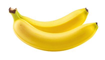 Whole ripe banana isolated on white PNG