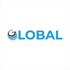 Creative Global Logo Design with Letter G and Circular Stripes for International Brand Identity Representation Ideas