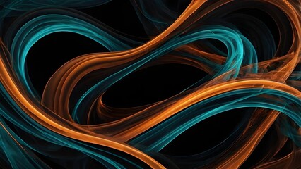 Heatwave-Inspired Background with Electric Contrast