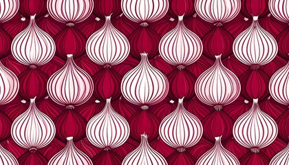 Red onions pattern