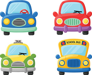 Cartoon monkey with big eyes, holding banana, smiling jungle animal character, funny pet design for children’s book, vector illustration