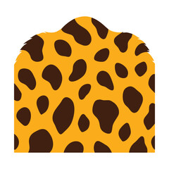 Leopard Print Faux Fur Coat Seamless Pattern Design