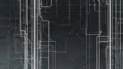 Slate Smoke and White Wire Design