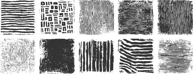 set of grunge texture, Vector illustration, Dust overlay textured. effect. Old damage Dirty grainy and scratches .Vector  dust  isolated transparent background.