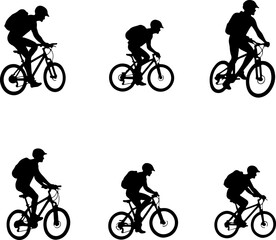 Mountain Bike Adventure vector bundle   outdoor sports