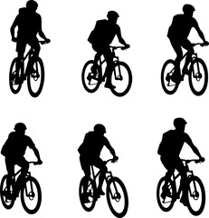 Fototapeta premium mountain man biking, mountain biker, cyclist, cycling, 