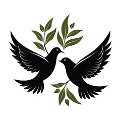 Obraz premium dove of peace vector