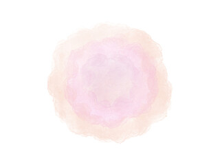 花のような丸・円：フレーム・ピンク・透け感あり