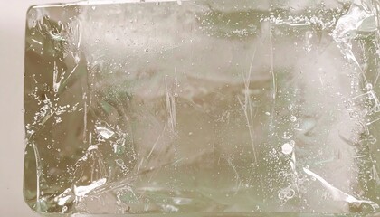 微細な氷のディテール　単色