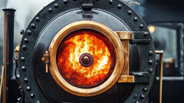 Steam locomotive firebox