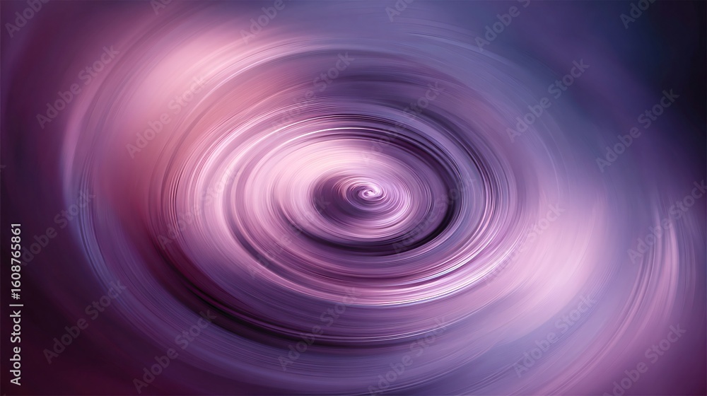 Poster an abstract vortex of violet and soft pink hues creates a swirling, dreamlike image with concentric 