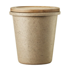 Eco-Friendly Container with Wooden Lid for Sustainable Living