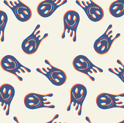 stock photo abstract geometry seamless pattern, Halloween texture textile 
