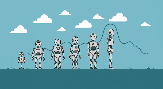 Growth progress with bar graph - Powered by Adobe