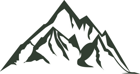 Obraz premium Abstract flowing organic shape silhouette isolated on white background