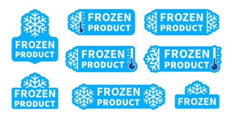 Frozen food product label set