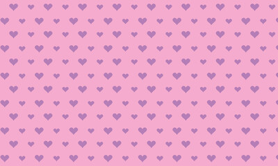 Abstract beautiful purple heart seamless pattern background. Vector seamless pattern.