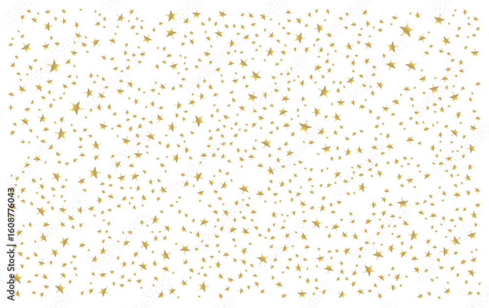 Poster gold stars confetti background a sparkling and festive design with scattered golden stars on transpa