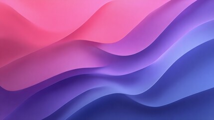 Obraz premium Vibrant waves of pink and purple hues create a dynamic, abstract background for creative projects.